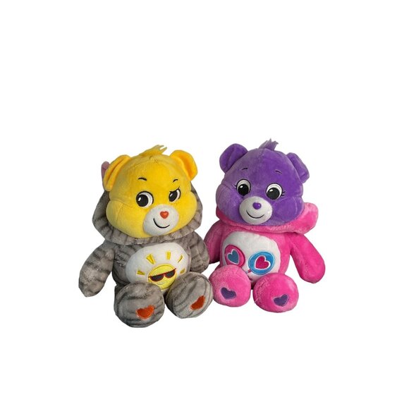 Care Bear Hoodie Friends Funshine Kitty Share Bear Unicorn Dolls Plush Animals - Picture 2 of 5